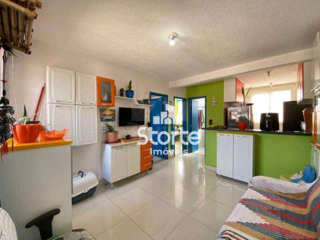 Apartamento com 2 dormitórios à venda, 44 m² por R$ 168.000,00 - Jardim Europa - Uberlândia/MG