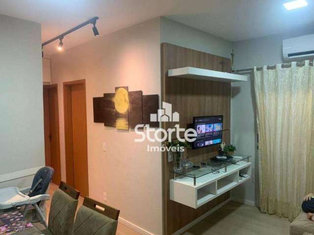 Apartamento com 3 dormitórios à venda, 62 m² por R$ 210.000,00 - Jardim Holanda - Uberlândia/MG