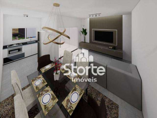 Casa com 2 dormitórios à venda, 65 m² por R$ 280.000,00 - New Golden Ville - Uberlândia/MG