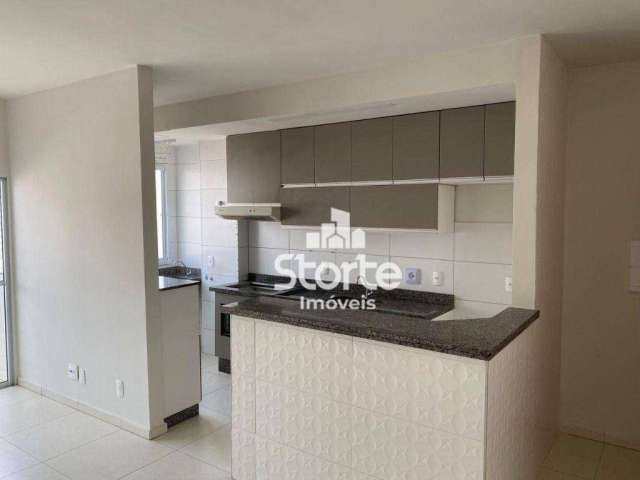 Apartamento com 2 dormitórios à venda, 57 m² por R$ 295.000 - Jardim Holanda - Uberlândia/MG