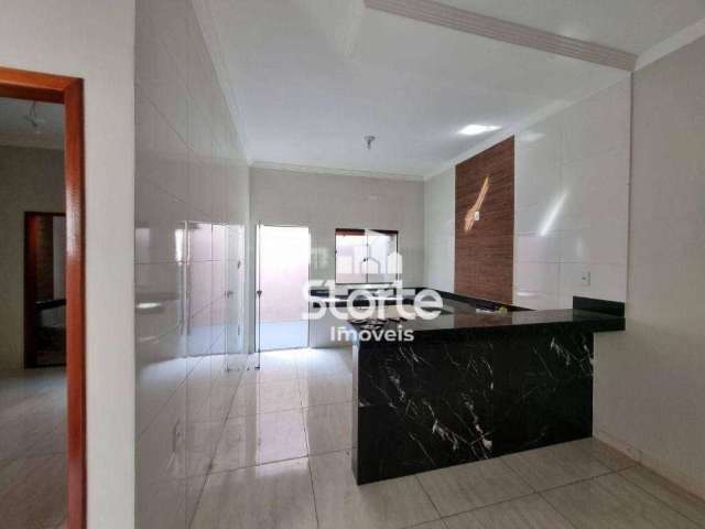 Linda casa com 2/4 à venda, 89m² por R$ 290.000 - Jardim Brasília - Uberlândia/MG