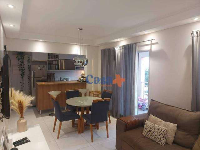 Apartamento com 2 dormitórios à venda, 71 m² por R$ 545.000,00 - Residencial Tons do Morumbi - Paulínia/SP