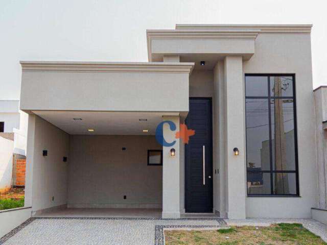 Casa com 3 dormitórios à venda, 140 m² por R$ 1.040.000,00 - Condomínio Residencial Terras da Estância - Ala do Bosque - Paulínia/SP