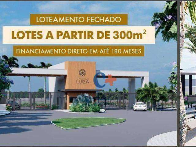 Terreno à venda, 300 m² por R$ 550.000,00 - Residencial Luiza - Paulínia/SP