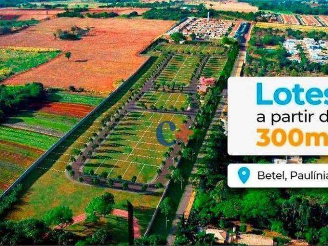 Antecipe-se ao lançamento!!! Lotes a partir de 300m².