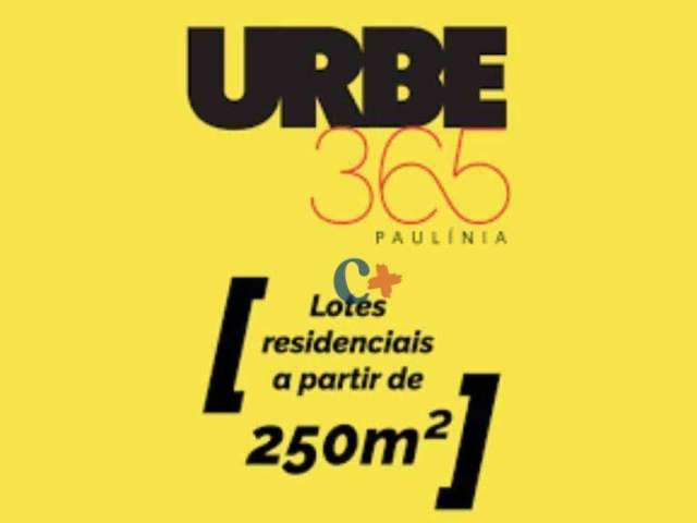 Terreno à venda, 250 m² por R$ 135.000 + parcelas - Urbe 365 - Paulínia/SP