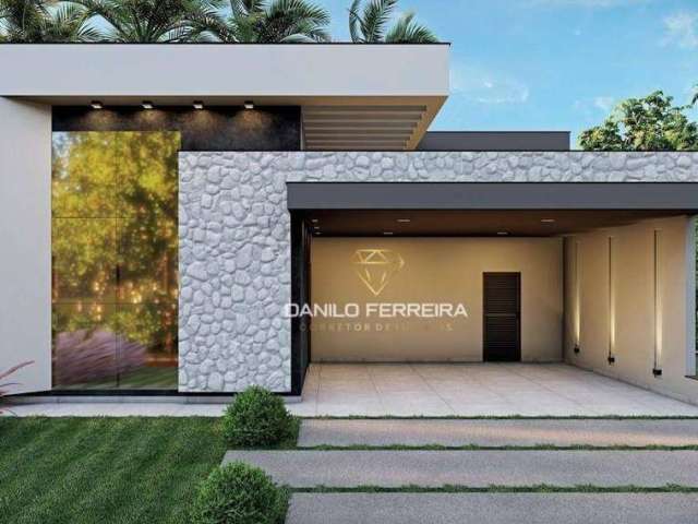 Casa com 3 dormitórios à venda, 205 m² por R$ 1.450.000,00 - Condomínio Evidências - Indaiatuba/SP