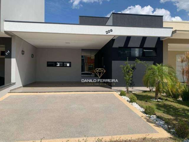 Casa com 3 dormitórios à venda, 150 m² por R$ 1.190.000,00 - Condomínio Jardim Brescia - Indaiatuba/SP