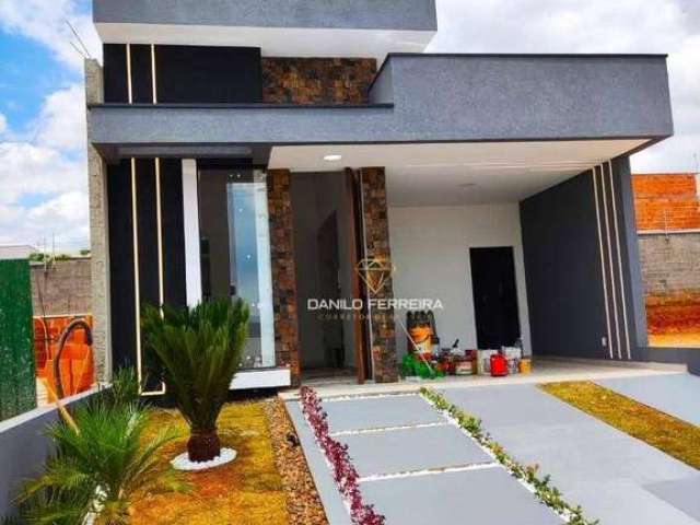 Casa com 3 dormitórios à venda, 108 m² por R$ 600.000,00 - Condomínio Villaggio Ipanema I - Sorocaba/SP