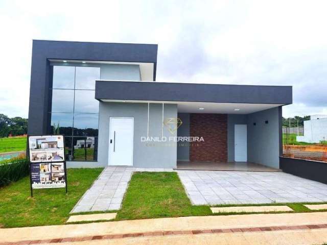 Casa com 3 dormitórios à venda, 185 m² por R$ 1.600.000,00 - Condomínio London Park - Indaiatuba/SP