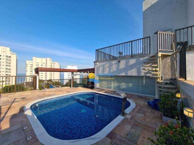 Cobertura com 3 dormitórios à venda, 210 m² por R$ 1.700.000,00 - Praia Pitangueiras - Guarujá/SP
