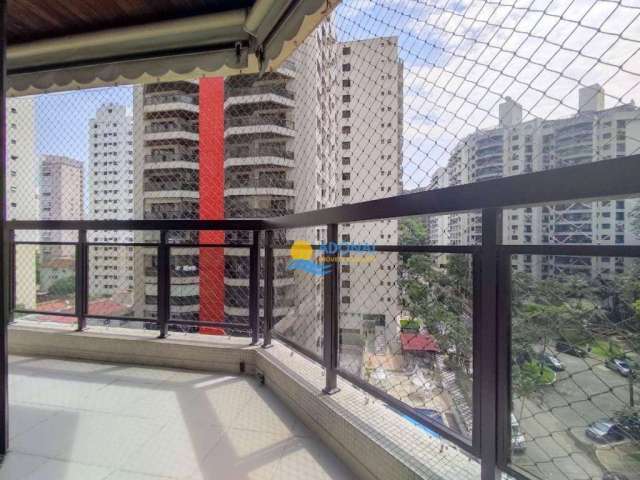 Apartamento com 3 dormitórios à venda, 100 m² por R$ 600.000,00 - Pitangueiras - Guarujá/SP