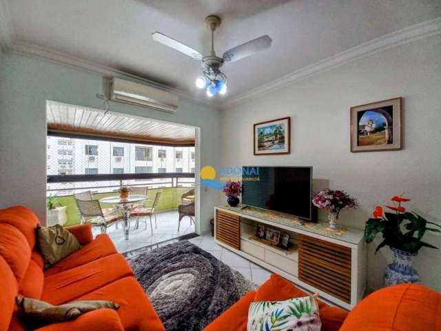 Apartamento com 3 dormitórios à venda, 100 m² por R$ 660.000,00 - Pitangueiras - Guarujá/SP