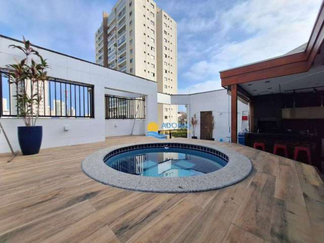 Cobertura com 2 dormitórios à venda, 210 m² por R$ 960.000,00 - Jardim Astúrias - Guarujá/SP