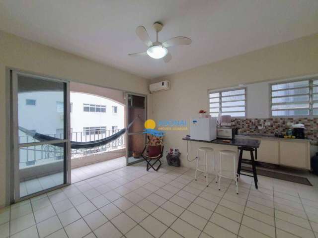 Apartamento com 1 dormitório à venda, 53 m² por R$ 365.000,00 - Pitangueiras - Guarujá/SP