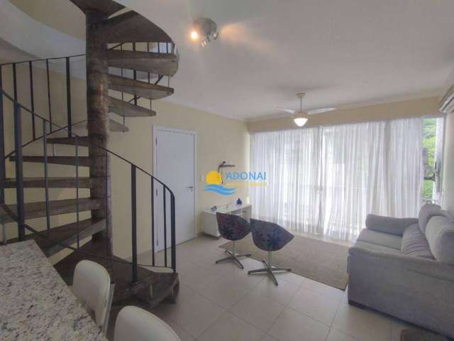 Cobertura com 3 dormitórios à venda, 183 m² por R$ 900.000,00 - Pitangueiras - Guarujá/SP