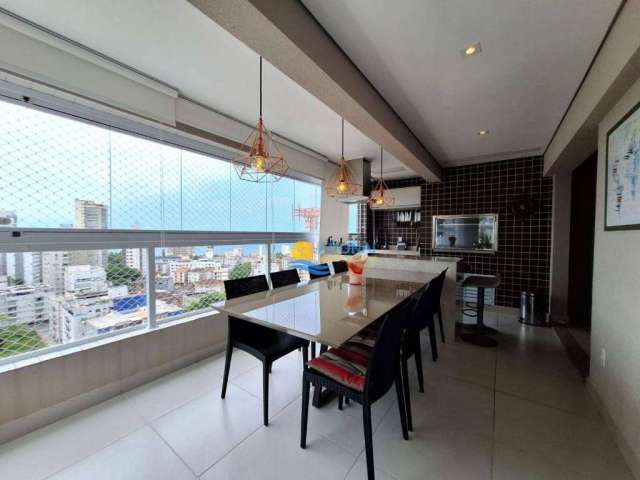 Apartamento com 3 dormitórios à venda, 112 m² por R$ 1.180.000,00 - Jardim Astúrias - Guarujá/SP