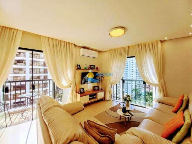 Apartamento com 3 dormitórios à venda, 90 m² por R$ 545.000,00 - Pitangueiras - Guarujá/SP