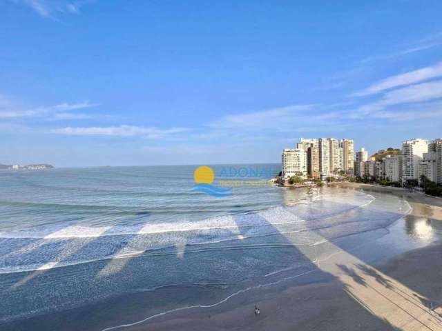 Cobertura Frente Mar na Praia das Astúrias, Vista Mar - Guarujá/SP