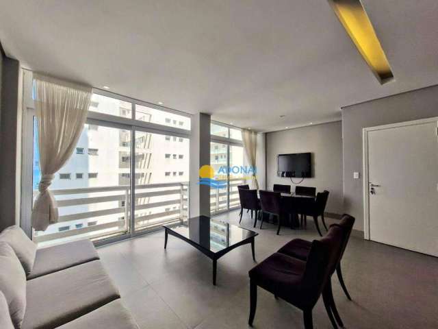 Apartamento com 3 dormitórios à venda, 110 m² por R$ 605.000,00 - Pitangueiras - Guarujá/SP