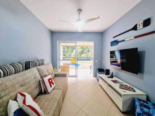 Apartamento com 3 dormitórios à venda, 100 m² por R$ 610.000,00 - Pitangueiras - Guarujá/SP