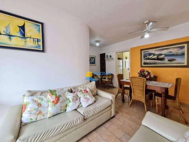 Apartamento com 2 dormitórios para alugar, 75 m² por R$ 3.893,00/mês - Jardim Astúrias - Guarujá/SP