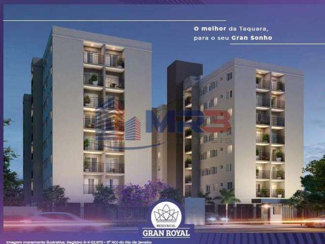 Apartamento com 2 quartos à venda na Estrada da Soca, 648, Taquara, Rio de Janeiro, 51 m2 por R$ 284.000