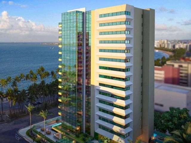 Apartamento Beira Mar Alto Luxo 413 m² com 4 suítes na Ponta Verde - Maceió - PARCELO EM 100 MESES