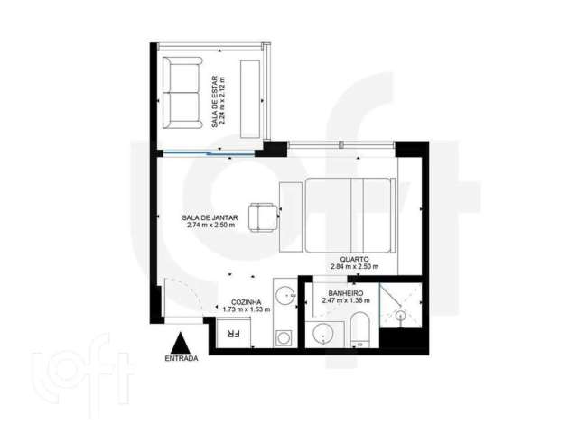 Apartamento com 1 quarto à venda na Rua Fradique Coutinho, 980, Pinheiros, São Paulo, 29 m2 por R$ 700.000