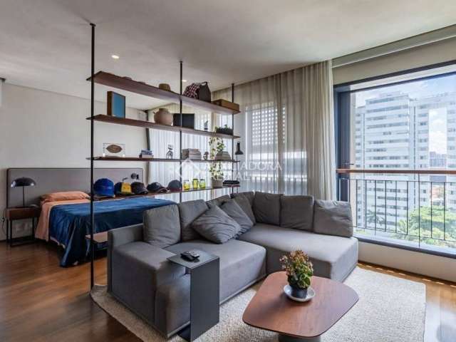 Apartamento com 1 quarto à venda na Avenida Jurucê, 194, Indianópolis, São Paulo, 48 m2 por R$ 895.000