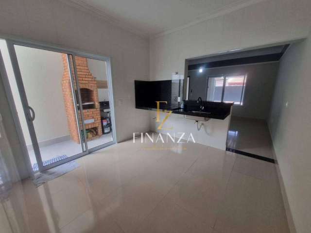 Casa nova com 3  sendo 1 suíte, churrasqueira, ótima localização, Jardim Alice, Indaiatuba - SP