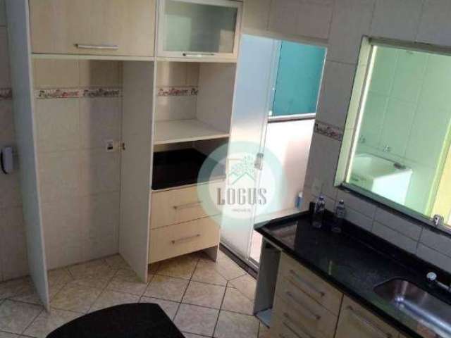 Apartamento com 3 dormitórios à venda, 91 m² por R$ 410.000,00 - Vila Valparaíso - Santo André/SP