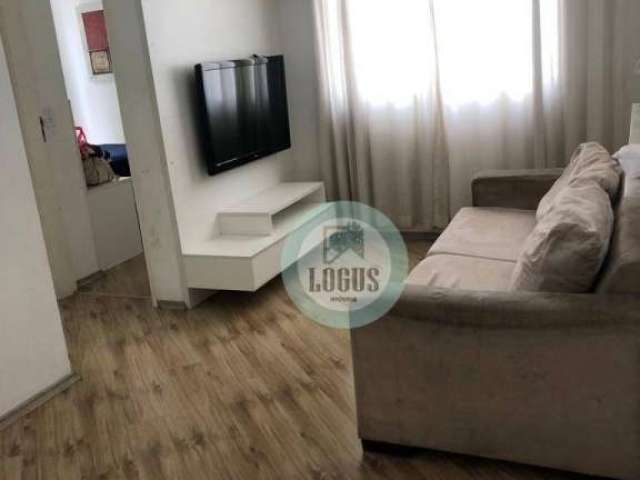 Apartamento com 2 dormitórios à venda, 46 m² por R$ 325.000,00 - Planalto - São Bernardo do Campo/SP