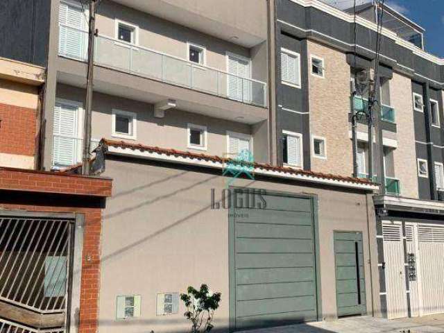 Cobertura com 3 dormitórios à venda, 76 m² por R$ 600.000,00 - Vila Camilópolis - Santo André/SP