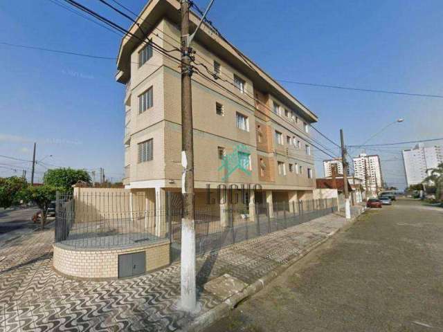 Apartamento com ótima disposição com 40m² composto 1 dormitório, à venda por R$190.000 - Praia Grande (Caiçara)/SP