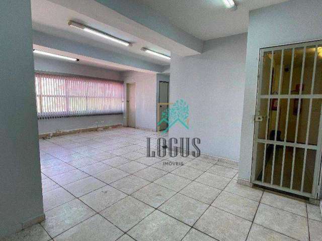 Sala, 75 m² - venda por R$ 225.000,00 ou aluguel por R$ 2.200,00/mês - Jardim do Mar - São Bernardo do Campo/SP