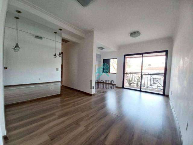 Apartamento com 70m² composto por 2 dormitórios sendo 1 suíte, com 1 dormitório reversível, à venda por R$ 395.000 - Vila Euclides, SBC/SP