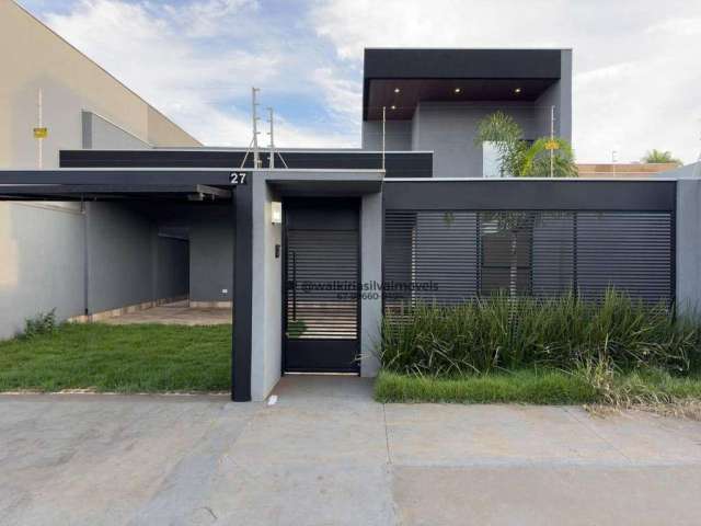Casa à venda com 03 quartos suíte - Residencial Oliveira - Campo Grande MS