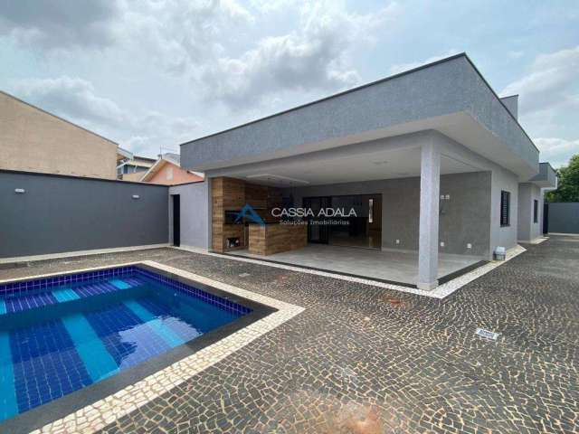 Casa à venda em Paulínia, Jardim Planalto, com 3 suítes, com 242 m², Terras do Fontanário