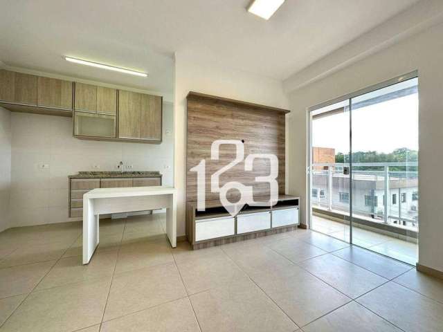 Apartamento com 1 dormitório para alugar, 49 m² por R$ 3.500,00/mês - Jardim Do Sul - Bragança Paulista/SP