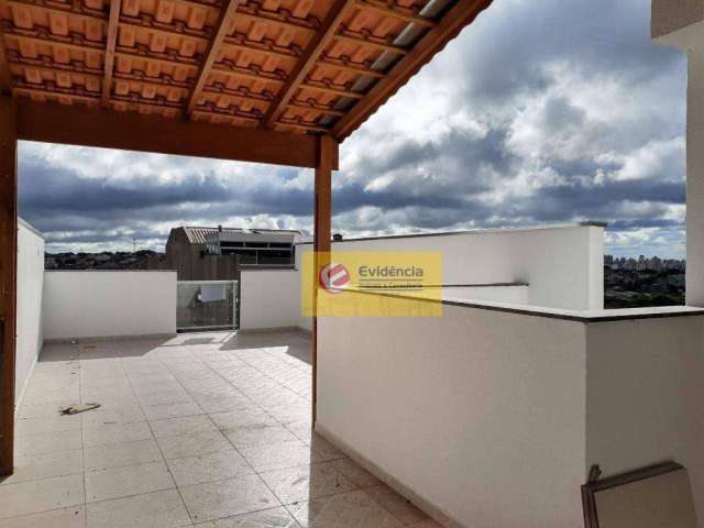 Cobertura com 2 dormitórios à venda, 50 m² por R$ 390.000,00 - Vila Tibiriçá - Santo André/SP