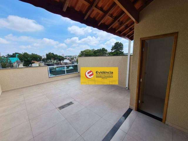 Cobertura com 2 dormitórios à venda, 88 m² por R$ 370.000,00 - Vila Tibiriçá - Santo André/SP