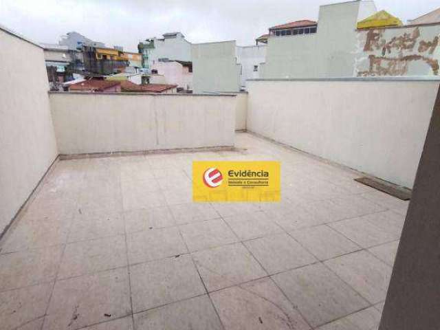 Cobertura com 2 dormitórios à venda, 92 m² por R$ 382.000,00 - Jardim do Estádio - Santo André/SP