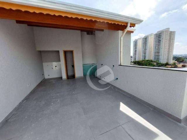 Cobertura com 2 dormitórios à venda, 114 m² por R$ 579.999,99 - Vila Valparaíso - Santo André/SP