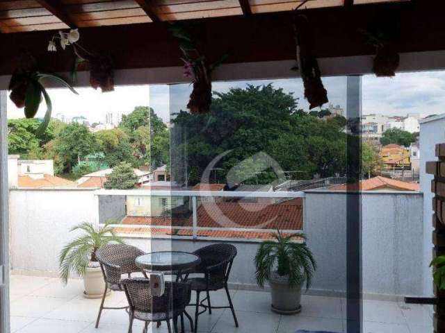 Cobertura com 2 dormitórios à venda, 53 m² por R$ 485.000,00 - Vila Scarpelli - Santo André/SP