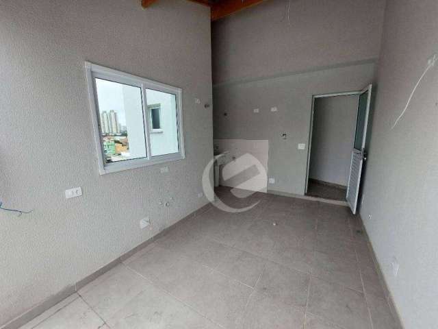 Cobertura com 2 dormitórios à venda, 80 m² por R$ 450.000 - Vila Pires - Santo André/SP