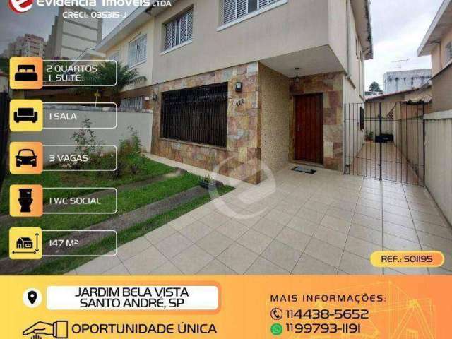 Sobrado à venda, 147 m² por R$ 949.999,99 - Jardim Bela Vista - Santo André/SP