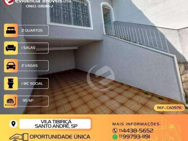 Casa à venda, 95 m² por R$ 429.999,99 - Vila Tibiriçá - Santo André/SP