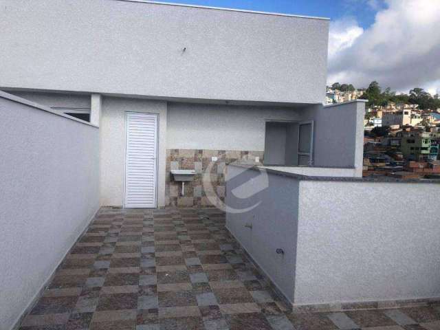 Cobertura com 2 dormitórios à venda, 76 m² por R$ 290.000,00 - Jardim Vila Rica - Santo André/SP