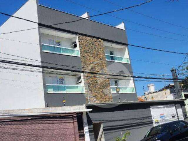 Cobertura com 3 dormitórios à venda, 68 m² por R$ 750.000,00 - Vila Valparaíso - Santo André/SP